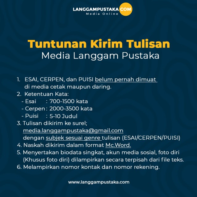 Tuntunan Kirim Tulisan dan Honorarium Penulis